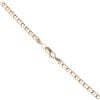 9ct Yellow Gold Square Link Anchor Chain 20"