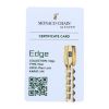 14ct Yellow Gold Monaco Curb Edge Plain Lock Chain 24"