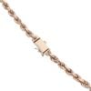 9ct Rose Gold Rope Chain 24"