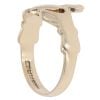 9ct Yellow Gold Patterned Claddagh Ring