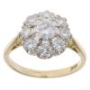 18ct Yellow Gold 1.20ct Cluster Diamond Ring