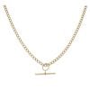 9ct Yellow Gold Curb T-bar Chain 20"