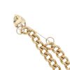 9ct Yellow Gold Heart Charm Bracelet 8"