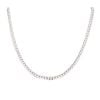 9ct White Gold Curb Chain 30"