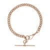 9ct Yellow Gold Albert T-Bar Bracelet 8.5"