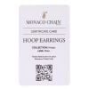 14ct Yellow Gold Monaco Classic Plain Hoop Earrings