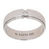 14ct White Gold Cubic Zirconia Wedding Ring 5.5mm