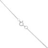 18ct White Gold 0.15ct Diamond And Sapphire Cluster Pendant And Chain 18"