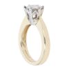 9ct Yellow Gold Cubic Zirconia Single Stone Ring