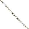 9ct Yellow and White Gold Fancy Link Chain 16"