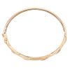 9ct Yellow Gold Patterned and Textured Hinged Bangle