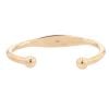 9ct Yellow Gold ID Torque Bangle