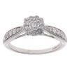 9ct White Gold 0.50ct Brilliant Cut Diamond Cluster Ring