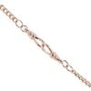 9ct Rose Gold Cross Pendant And Chain 18"