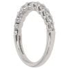 Platinum 0.70ct Brilliant Cut Diamond Half Eternity Ring