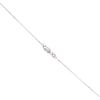 18ct White Gold 0.33ct Brilliant Cut Diamond Cluster Pendant And Chain 16"