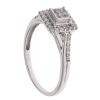 9ct White Gold 0.45ct Diamond Cluster Ring