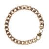 9ct Yellow Gold Curb Bracelet 9"