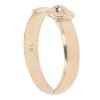 9ct Yellow Gold Plain Buckle Ring