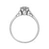 9ct White Gold Diamond Solitaire Ring