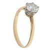 18ct Yellow Gold And Platinum 1.00ct Brilliant Cut Diamond Solitaire Ring