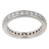 18ct White Gold 1.00ct Brilliant Cut Diamond Full Eternity Ring