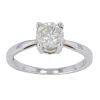 9ct White Gold Est 1.00ct Diamond Solitaire Ring