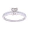 18ct White Gold 0.20ct Princess Cut Diamond Cluster Ring