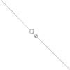9ct White Gold 0.80ct Diamond and Sapphire Cluster Pendant and Chain 18"