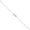 9ct White Gold 0.35ct Diamond Quatrefoil Pendant and Integral Chain 16" by Anya Belle
