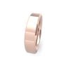 18ct Rose Gold 5mm Soft Chamfered Edge Wedding Band
