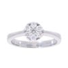 18ct White Gold 0.38ct Diamond Cluster Ring