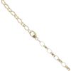 9ct Yellow Gold Cubic Zirconia Initial 'N' Pendant and Chain 24"