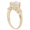 9ct Yellow Gold Cubic Zirconia Single Stone Ring
