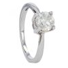 9ct White Gold Est 1.00ct Diamond Solitaire Ring