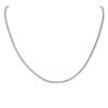 9ct White Gold Fancy Chain 16"