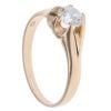 9ct Yellow Gold Cubic Zirconia Signet Ring
