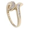 9ct Yellow Gold 0.20ct Diamond Fancy Ring