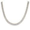 9ct Yellow And White Gold Watch Strap Chain 16"