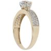 9ct Yellow Gold Cubic Zirconia Solitaire Ring