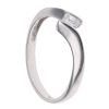 9ct White Gold 0.22ct Diamond Solitaire Ring