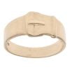 9ct Yellow Gold Plain Buckle Ring