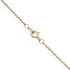 9ct Yellow Gold 0.50ct Brilliant Cut Diamond Pendant and Belcher Chain 18"