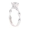 18ct White Gold Cubic Zirconia Single Stone Ring