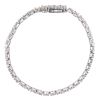 9ct White Gold 3.50ct Diamond Tennis 7" Bracelet
