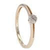 9ct Yellow Gold 0.08cts Diamond Cluster Ring by Anya Belle