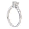 18ct White Gold 0.42ct Millenium Cut Diamond Solitaire Ring