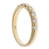 18ct Yellow Gold 0.35ct Brilliant Cut Diamond Half Eternity Ring