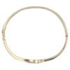 9ct Yellow Gold 0.20ct Brilliant Cut Diamond Crossover Bangle