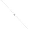 9ct White Gold 0.40ct Diamond Cluster Pendant and Chain 18"